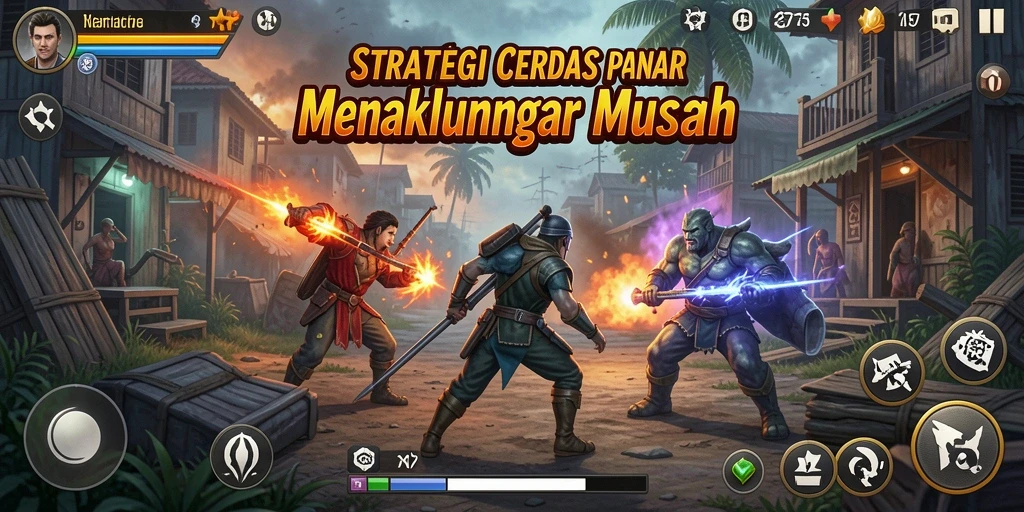 Tampilan gameplay <strong>2757</strong> yang penuh strategi dan pertempuran seru.