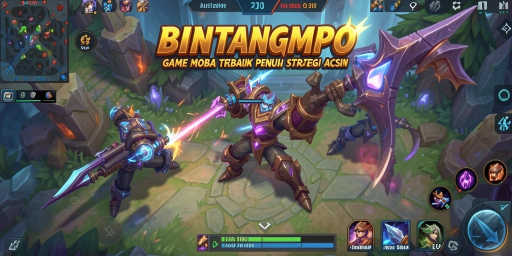 Tampilan gameplay BINTANGMPO yang mendebarkan dan penuh aksi.