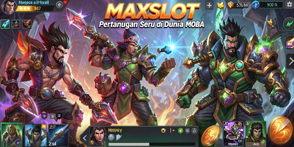 Gameplay seru dan grafis yang memukau dalam MAXSLOT.