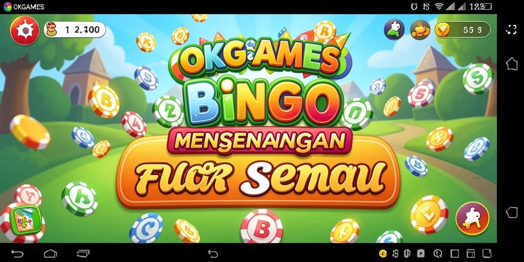Tampilan menarik gameplay Bingo di OKGAMES.