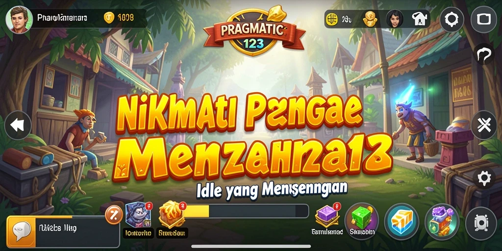 Screenshot gameplay PRAGMATIC123 menampilkan momen mendebarkan dalam permainan Idle.