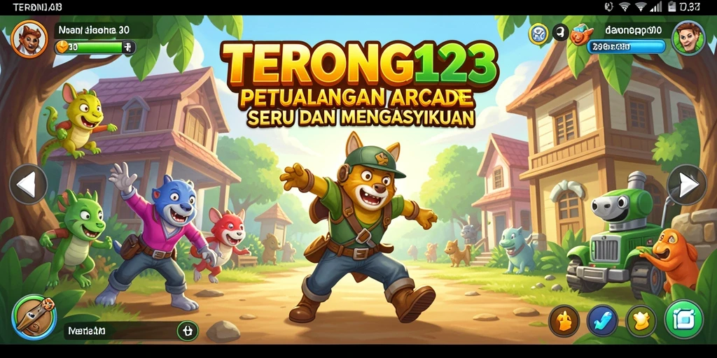 Tampilan gameplay seru dari TERONG123 dengan berbagai rintangan.